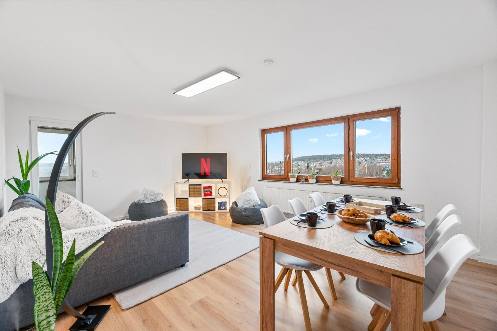 Neu: Stylische Suite Mit Ausblick Зиндельфинген Экстерьер фото